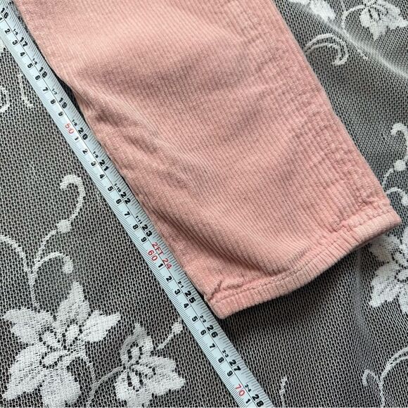 Citizens Of Humanity High Rise Corduroy Slim Ankle Jeans in Pink Mist Sz 25 - Picture 14 of 15